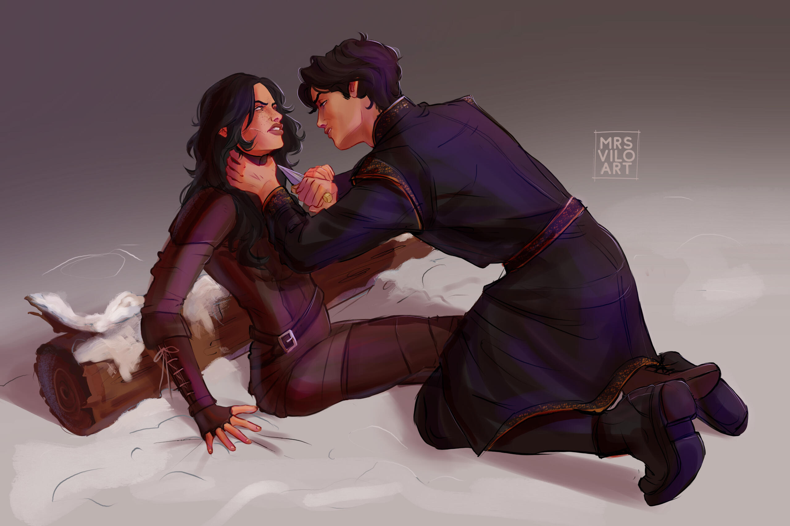 A CURSE OF BREATH AND BLOOD by K.W. Foster